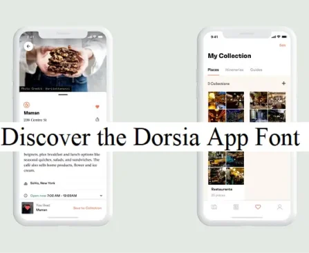 Dorsia app font